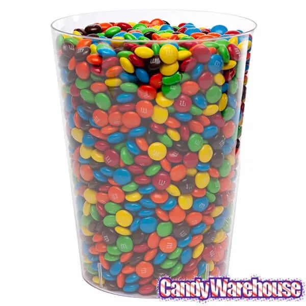 Clear Plastic Cylindrical Candy Container - Large - Image 2