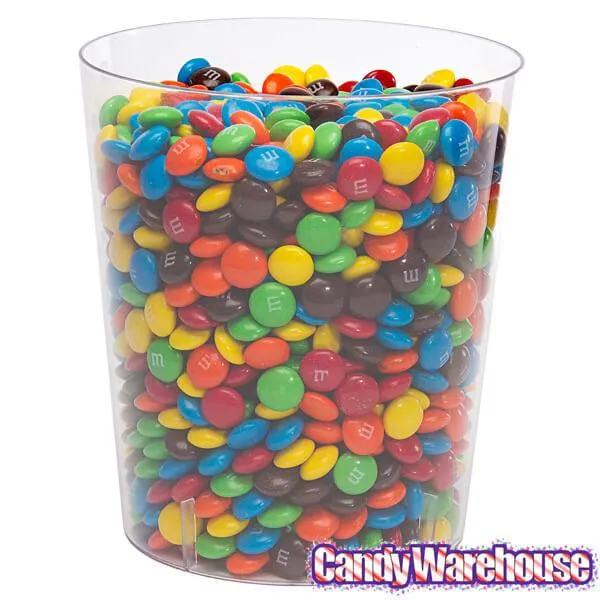 Clear Plastic Cylindrical Candy Container - Small - Image 2