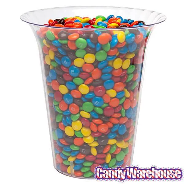 Clear Plastic Flared Cylindrical Candy Container - Large - Image 2