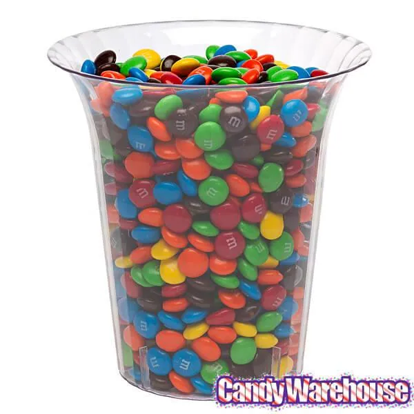 Clear Plastic Flared Cylindrical Candy Container - Small - Image 2