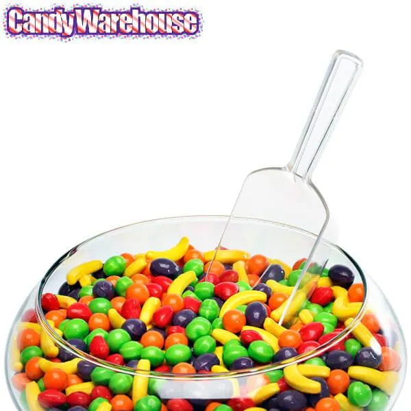 Clear Plastic 3-Ounce Flat Bottom Candy Scoop - Image 2