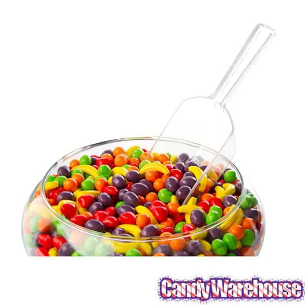 Clear Plastic 4-Ounce Flat Bottom Candy Scoop - Image 2