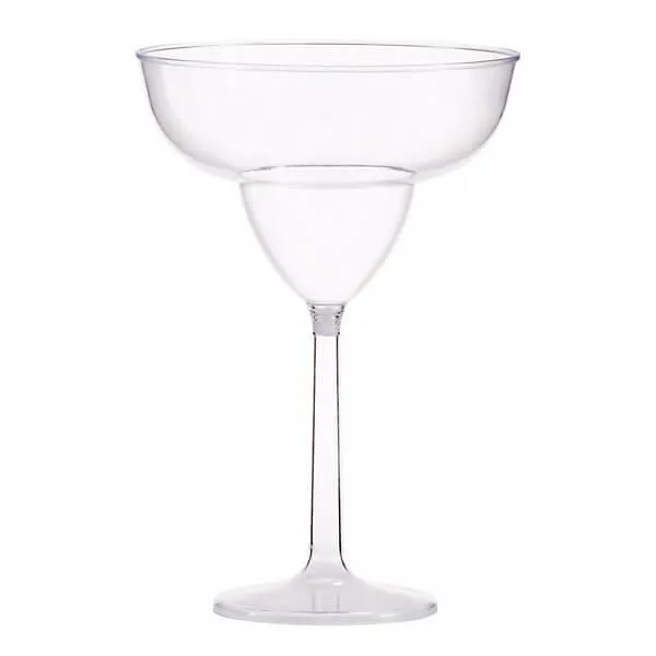 Clear Plastic Jumbo Margarita Glass