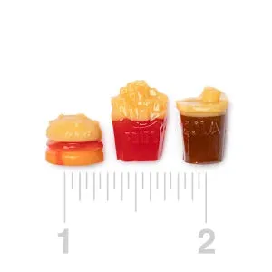 Clever 3D Gummy Fast Food Candy: 13.2LB Pound Case - Image 3