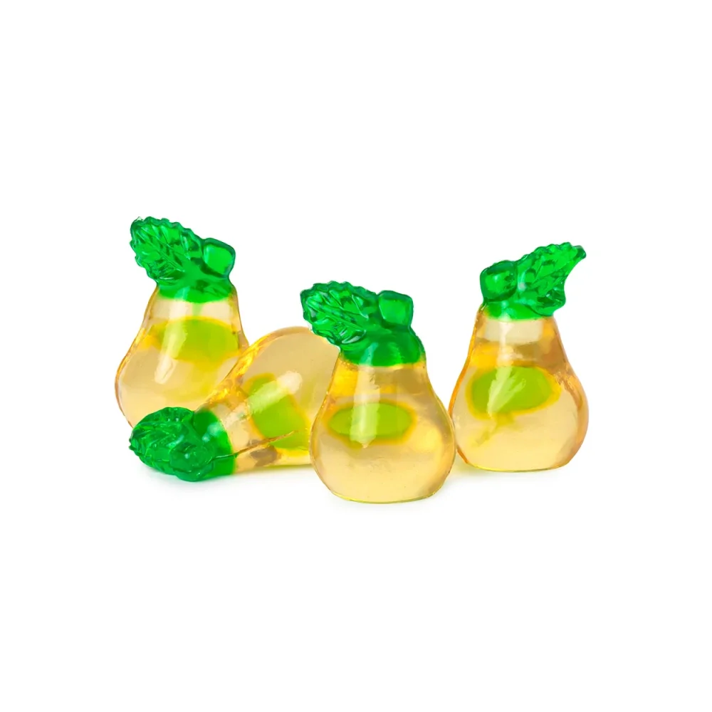Clever Candy 3D Gummy Filled Fruit Pears: 13.2LB Case
