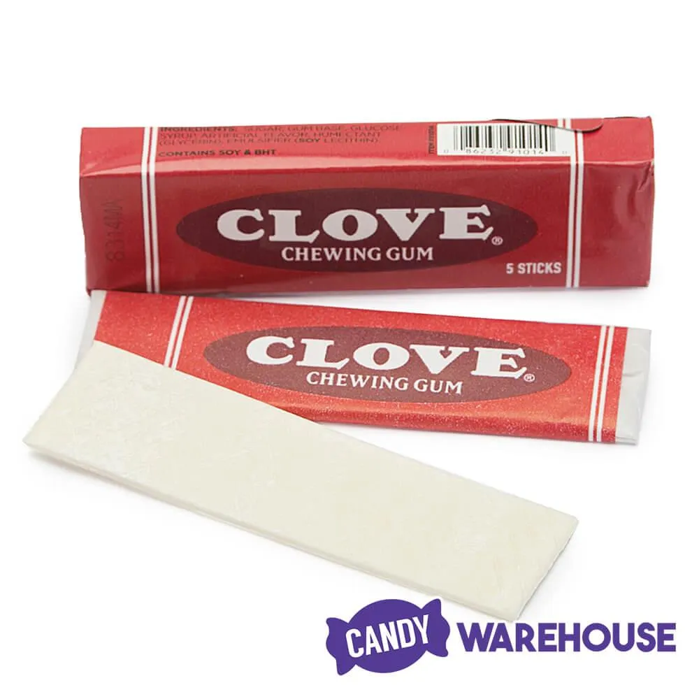 Clove Gum 5-Stick Packs: 20-Piece Box - Image 2
