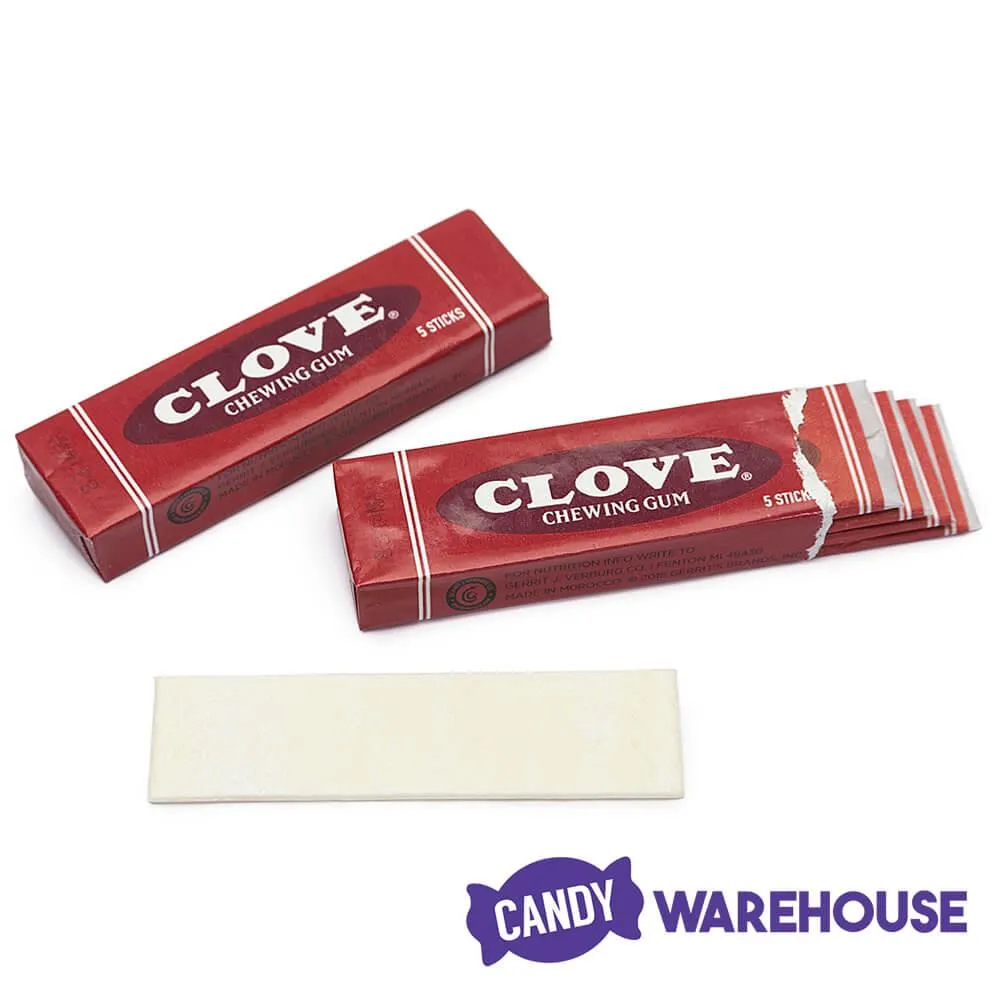 Clove Gum 5-Stick Packs: 20-Piece Box - Image 3