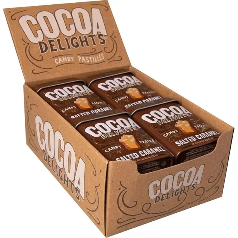 Cocoa Delights Salted Caramel Candy Pastilles: 12-Piece Box - Image 3
