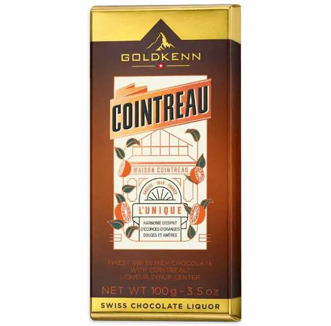 Cointreau Liqueur Filled Chocolate Bar: 10-Piece Box - Image 3