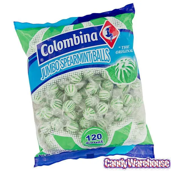 Jumbo Spearmint Balls Hard Candy: 120-Piece Bag - Image 3