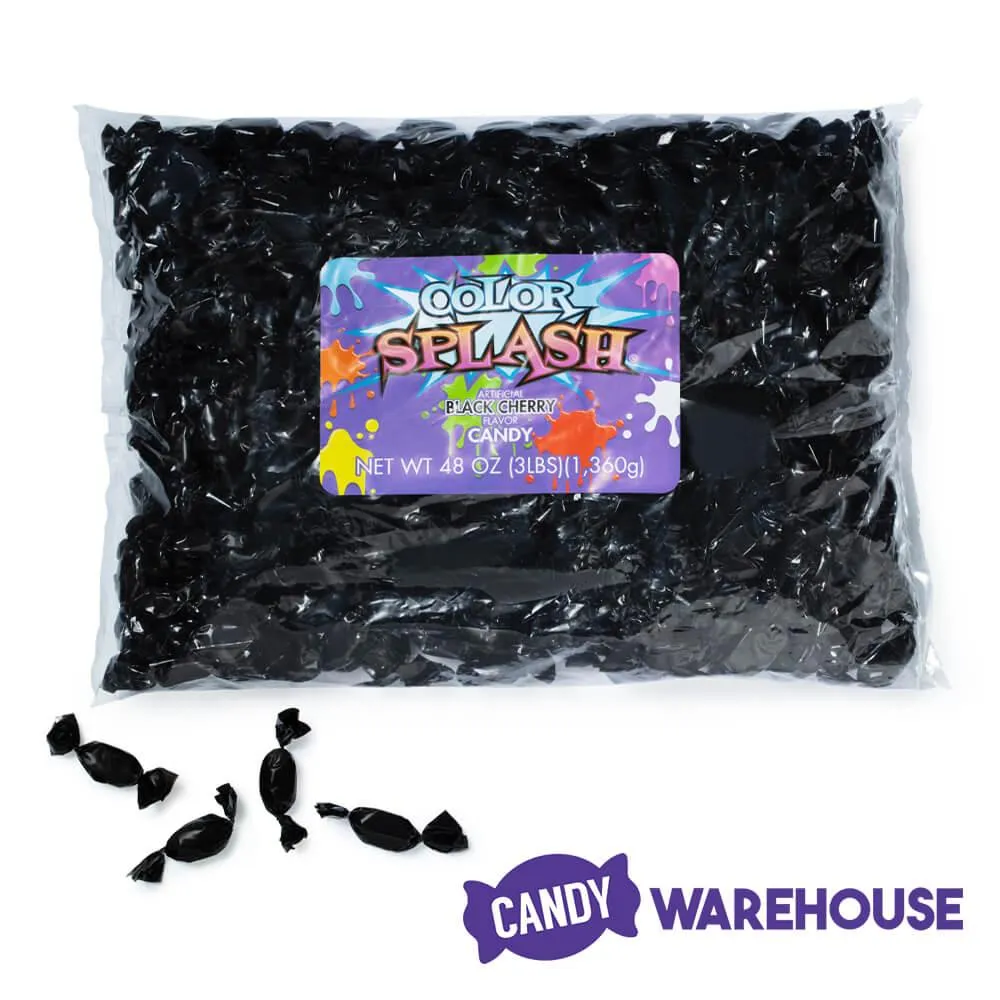 Color Splash Black Cherry Hard Candy: 3LB Bag - Image 3