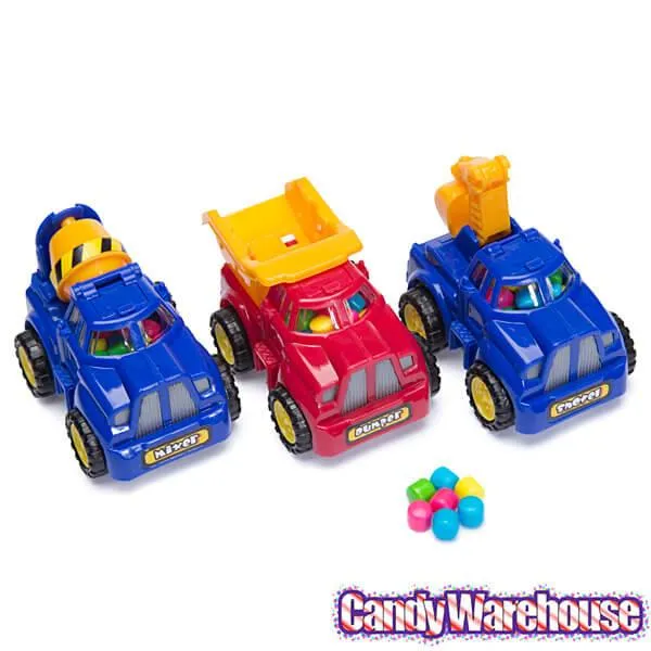 Cone Zone Construction Truck Candy Dispensers: 12-Piece Display - Image 5