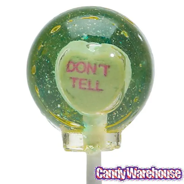 Conversation Candy Hearts Lollipops: 6-Piece Gift Pack - Image 3