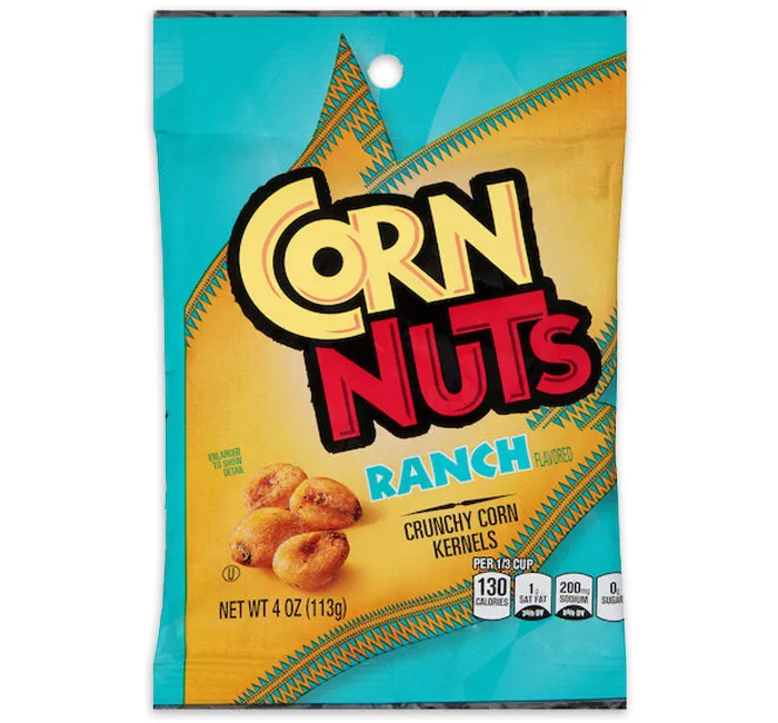 Corn Nuts 4-Ounce Packs - Ranch: 12-Piece Box