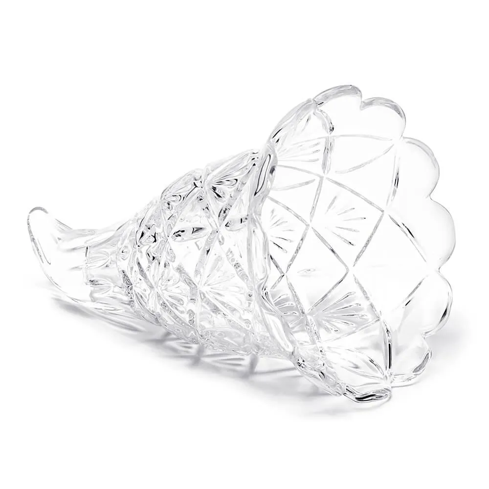 Cornucopia Crystal Candy Dish