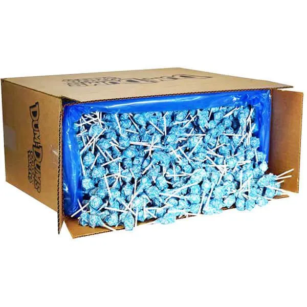 Dum Dums Caribbean Blue Party Pops - Cotton Candy: 5LB Bag - Image 4