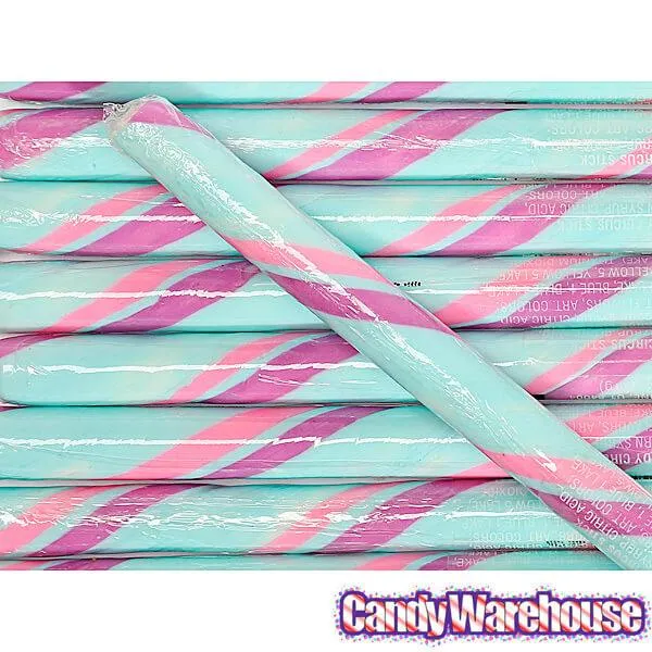 Cotton Candy Hard Candy Sticks: 100-Piece Box - Image 4