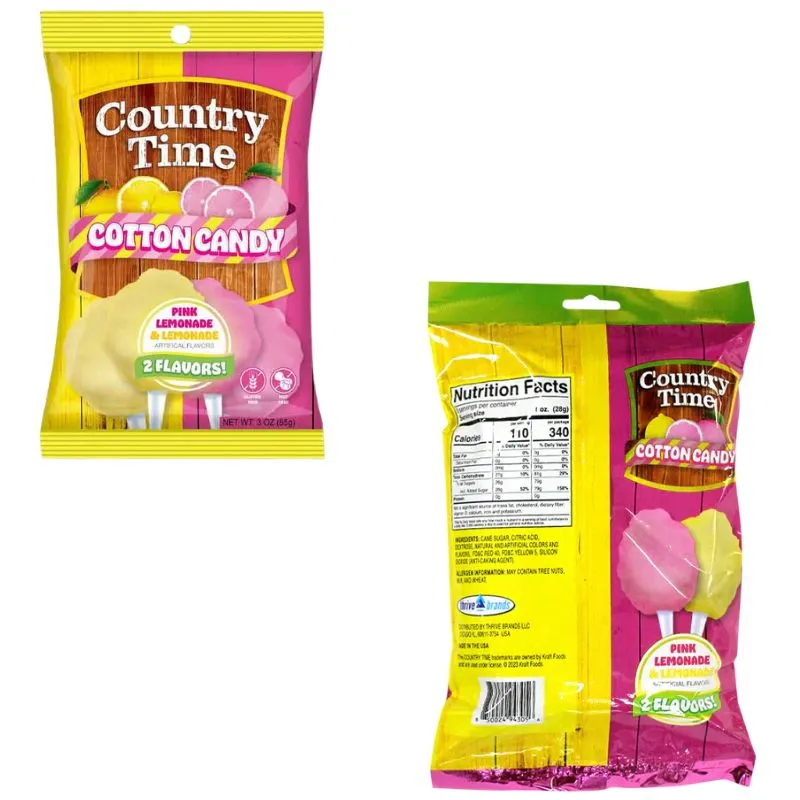 Country Time Cotton Candy Peg Bags: 12-Piece Box - Image 3