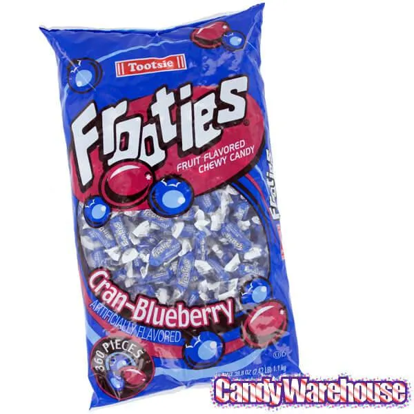 Tootsie Roll Frooties Candy - Cran-Blueberry: 360-Piece Bag - Image 2