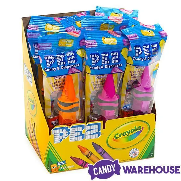 Crayola Crayons PEZ Candy Packs: 12-Piece Display - Image 3