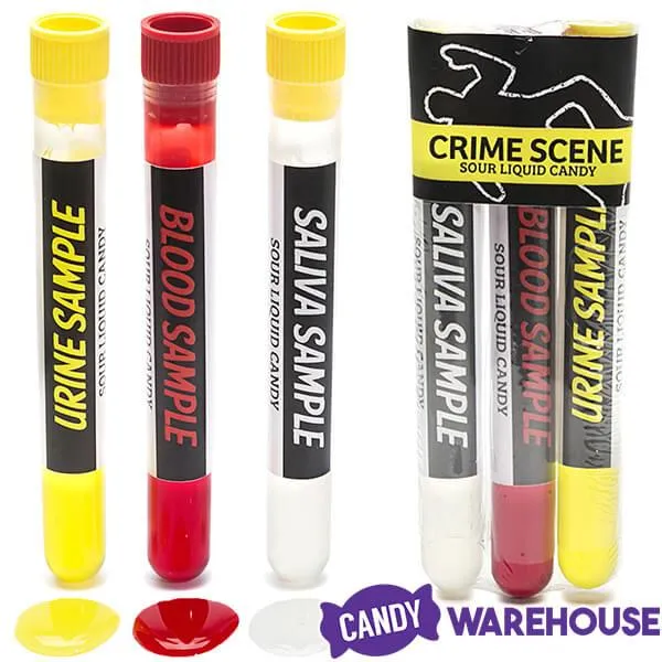 Crime Scene Candy Tubes: 3-Piece Pack - Image 3