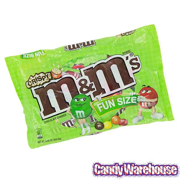 M&M's Candy Fun Size Packs - Crispy: 15-Piece Bag - Image 3