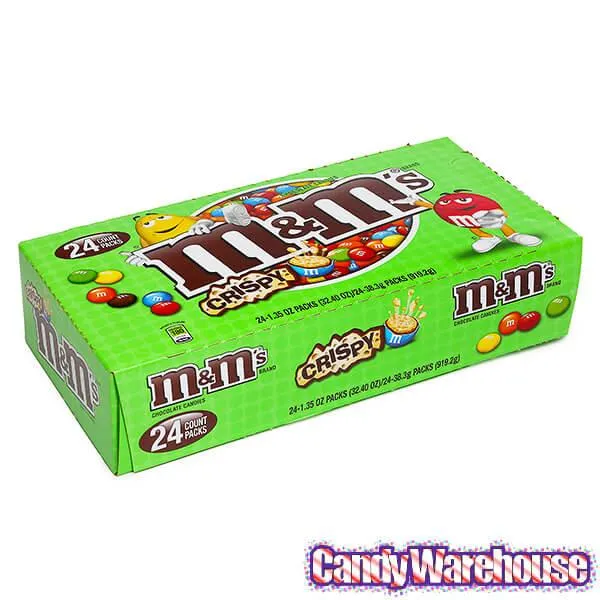 M&M's Candy Packets - Crispy: 24-Piece Box - Image 3