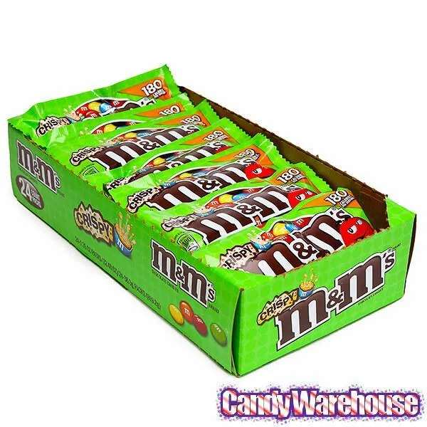 M&M's Candy Packets - Crispy: 24-Piece Box - Image 4
