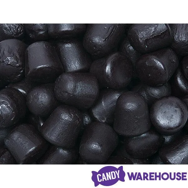 Crows Black Licorice Drops Candy 6.5-Ounce Packs: 12-Piece Box - Image 2