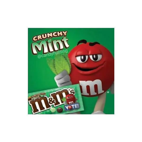 Crunchy Mint M&M's Candy: 8-Ounce Bag - Image 5