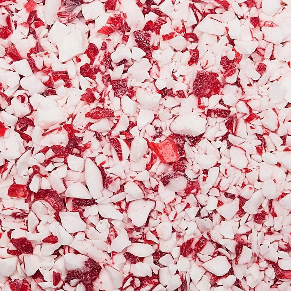 Crushed Peppermint Candy Cane Bits: 10LB Case