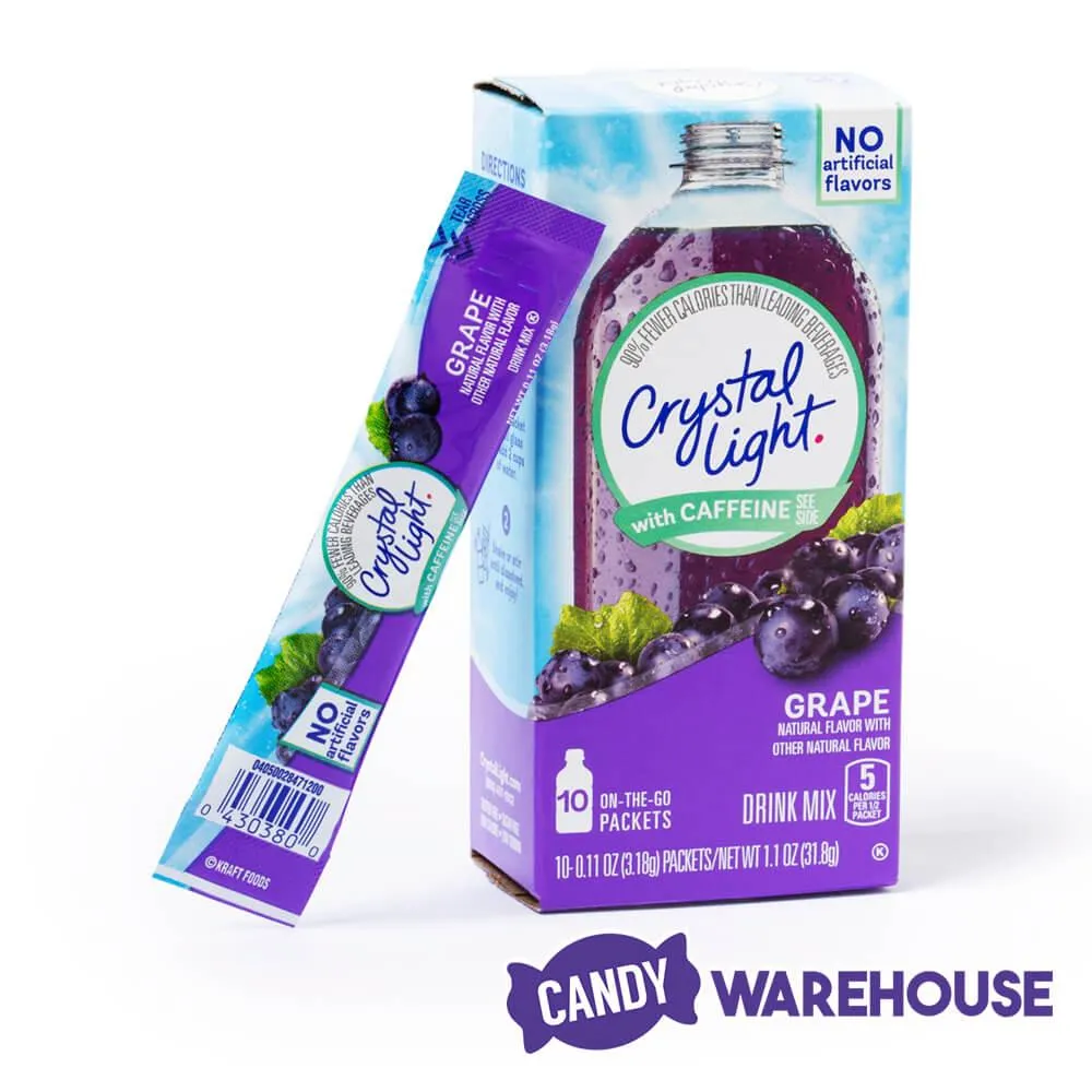 Crystal Light with Caffeine - Grape: 10-Piece Box - Image 3