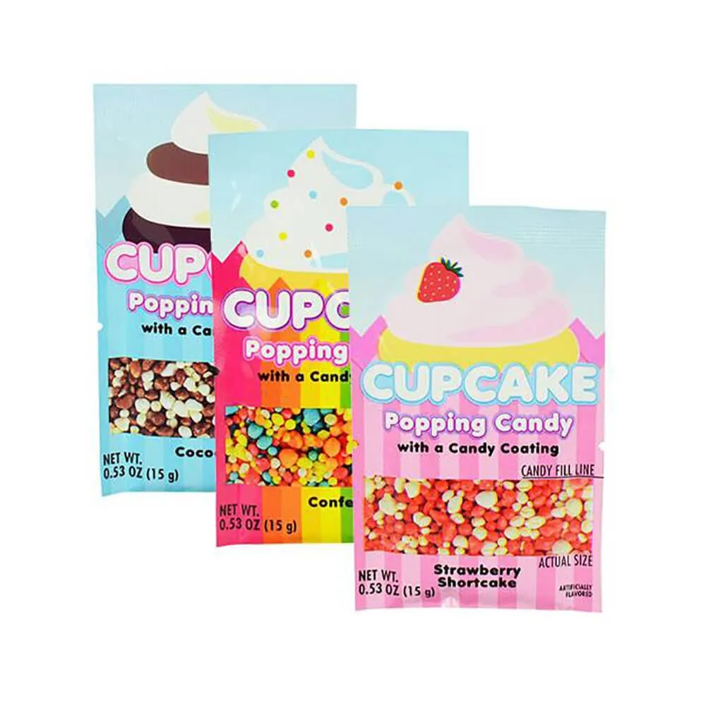 Cupcake Coated Popping Candy: 20-Piece Display - Image 3