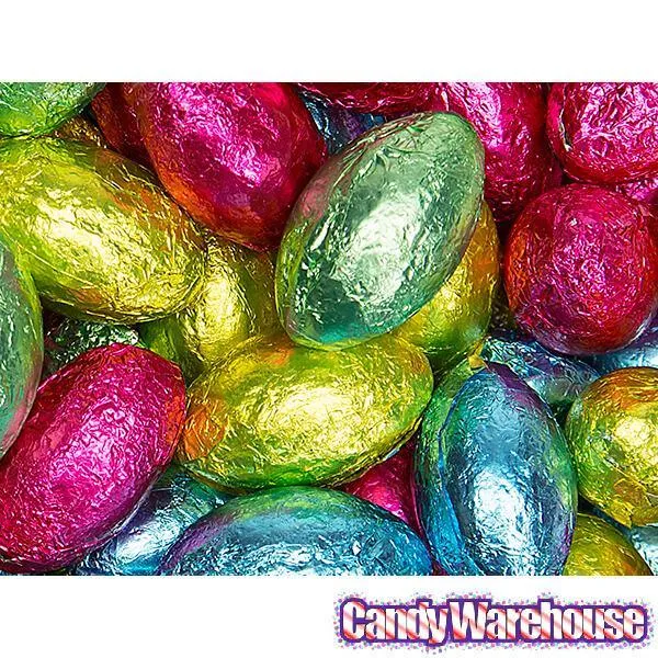 Palmer Foiled Dairy Good Chocolate Eggs Candy: 5LB Bag - Image 2