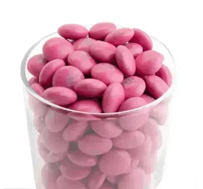 M&M's Milk Chocolate Candy - Dark Pink: 2LB Bag