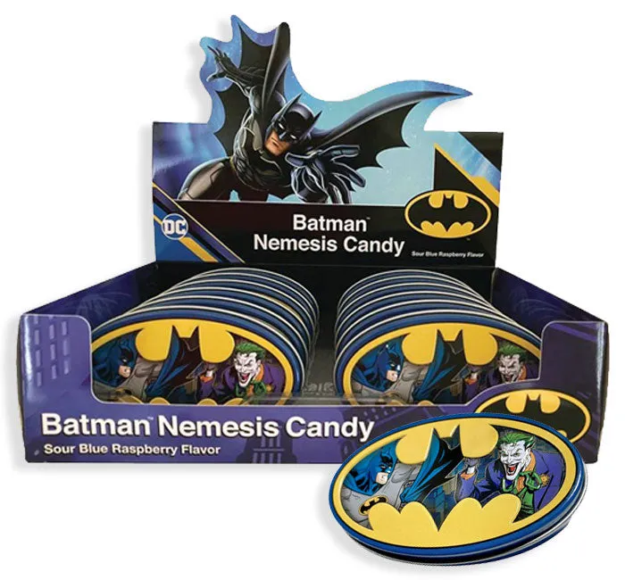 DC Comic Batman Nemesis Candy Tin: 12-Piece Display