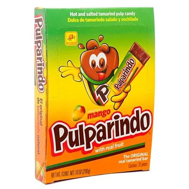 De La Rosa Mango Pulparindo Candy: 20-Piece Box - Image 3