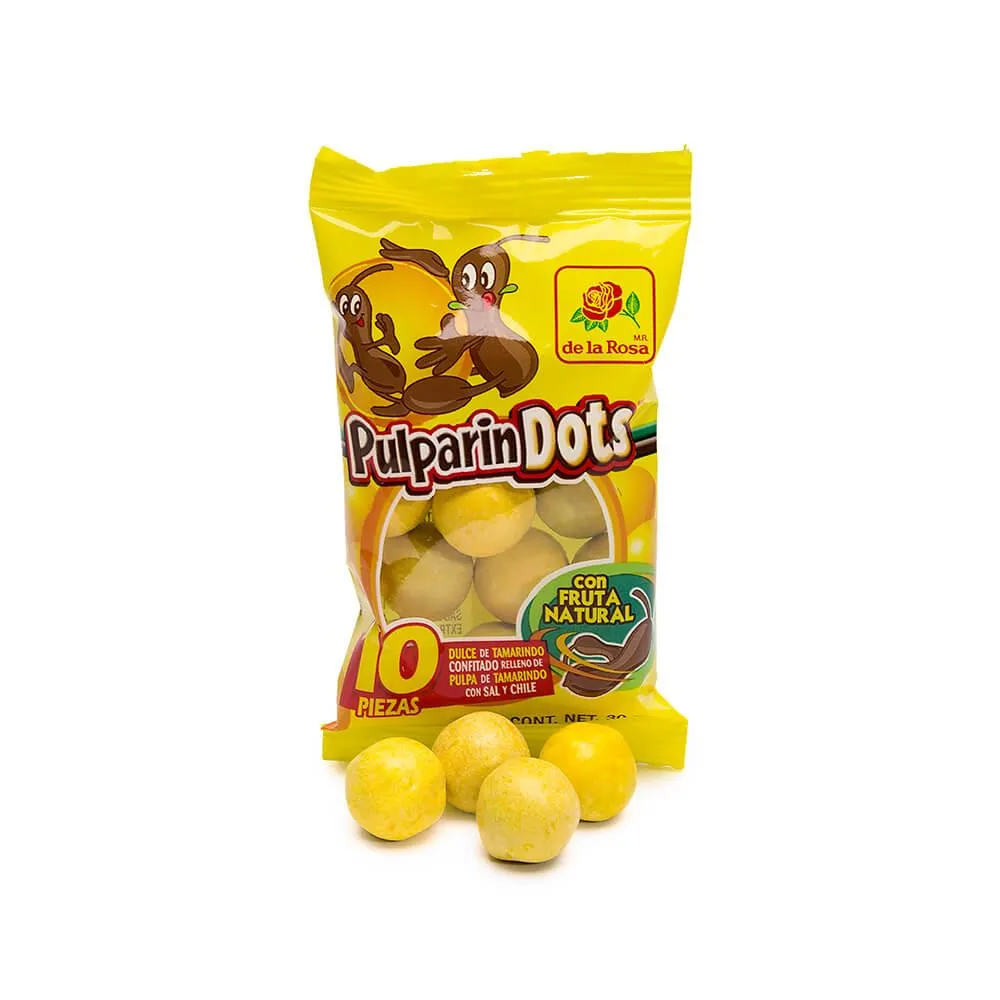 De La Rosa Pulparin Dots Candy Packs: 12-Piece Box - Image 2