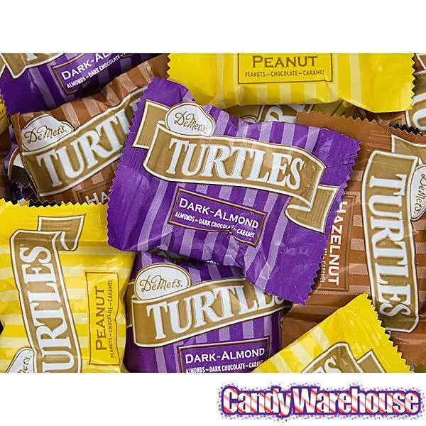 DeMet's Turtles Caramel Nut Cluster Chocolates Assortment: 17.5-Ounce Bag - Image 5