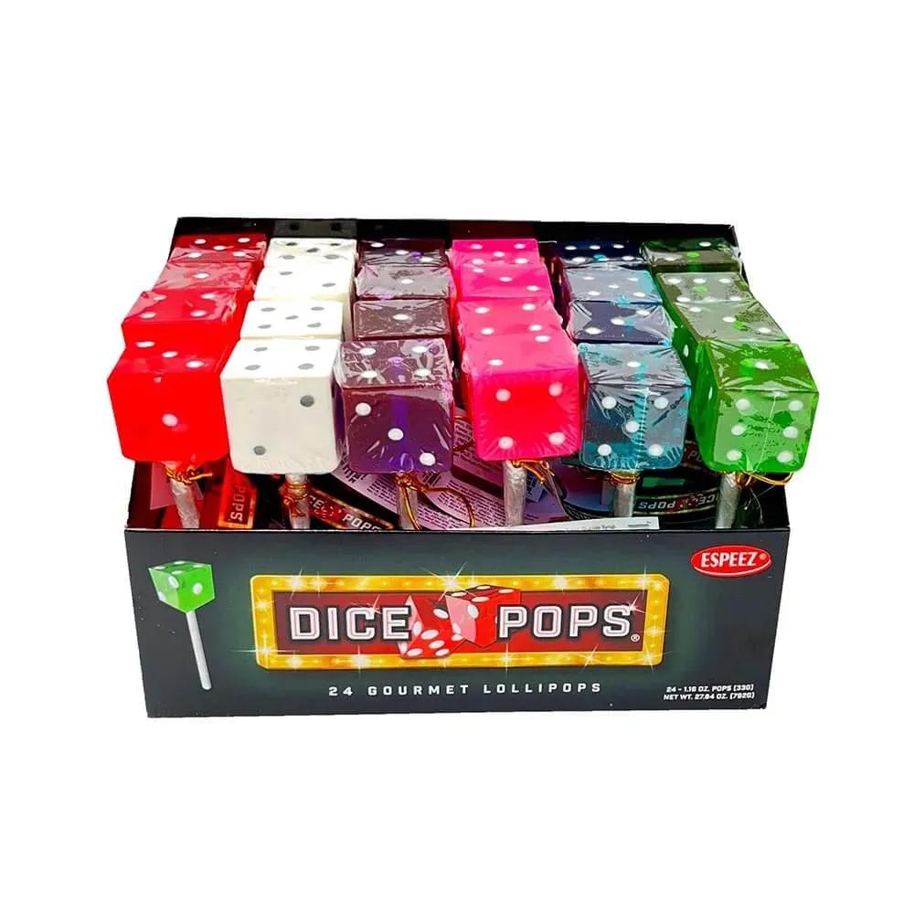 Dice Lollipops - Assorted: 24-Piece Box - Image 4