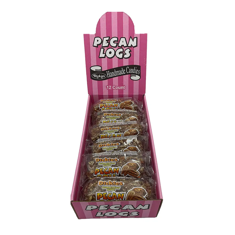 Dickies Pecan Logs: 12-Piece Display