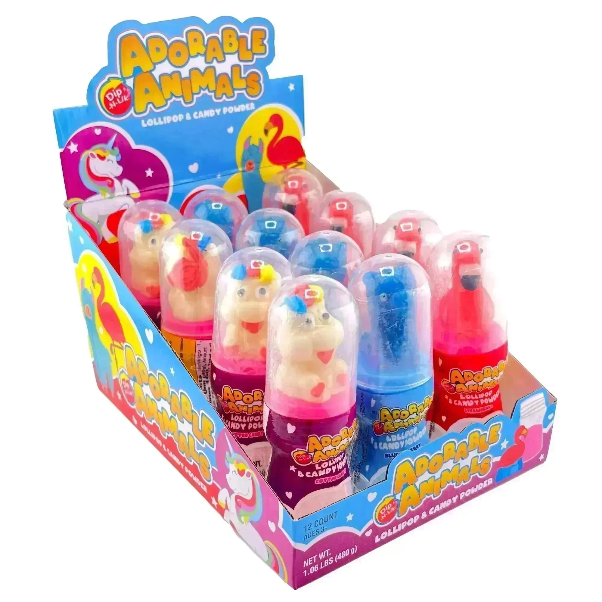Dip-N-Lik Adorable Animal Lollipops: 12-Piece Display - Image 4