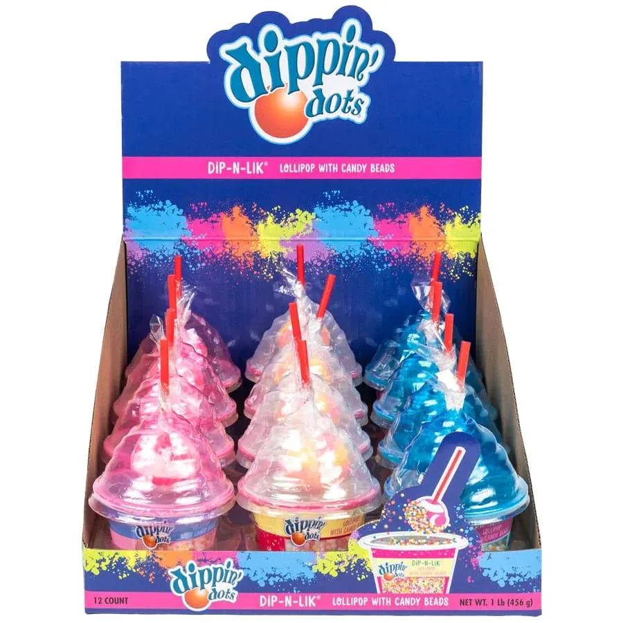 Dippin Dots Dip-N-Lik Lollipops: 12-Piece Display - Image 3