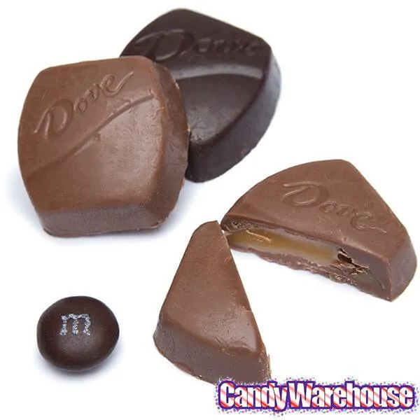 Dove Assorted Chocolate Squares in Christmas Gift Wrappers: 85-Piece Bag - Image 2