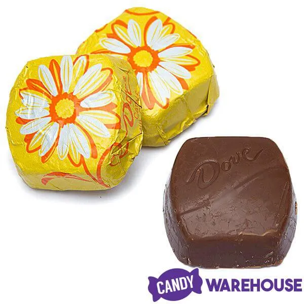 Dove Caramel & Milk Chocolate Flowers: 30-Piece Bag - Image 3