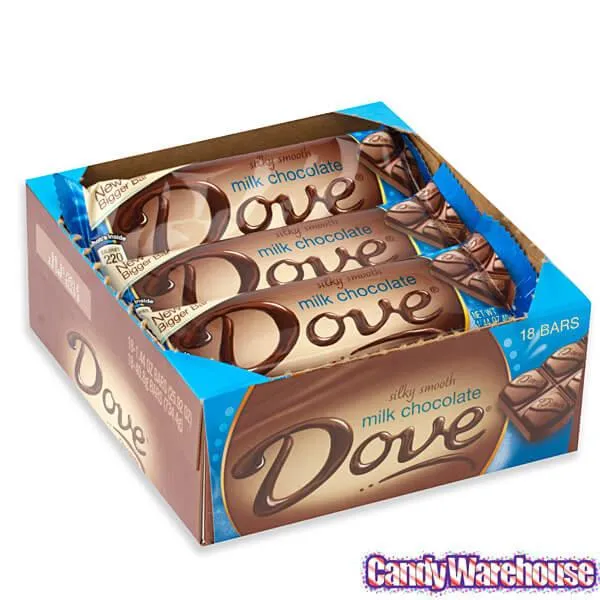 Dove Milk Chocolate Bars: 18-Piece Box - Image 3