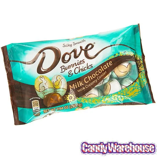 Dove Milk Chocolate Bunnies and Chicks: 15-Piece Bag - Image 4