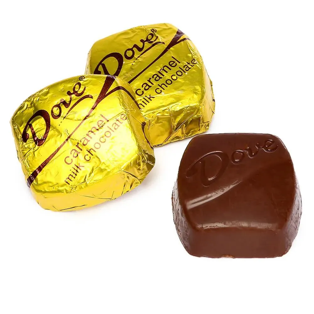 Dove Milk Chocolate Caramel Squares: 24-Piece Bag - Image 2
