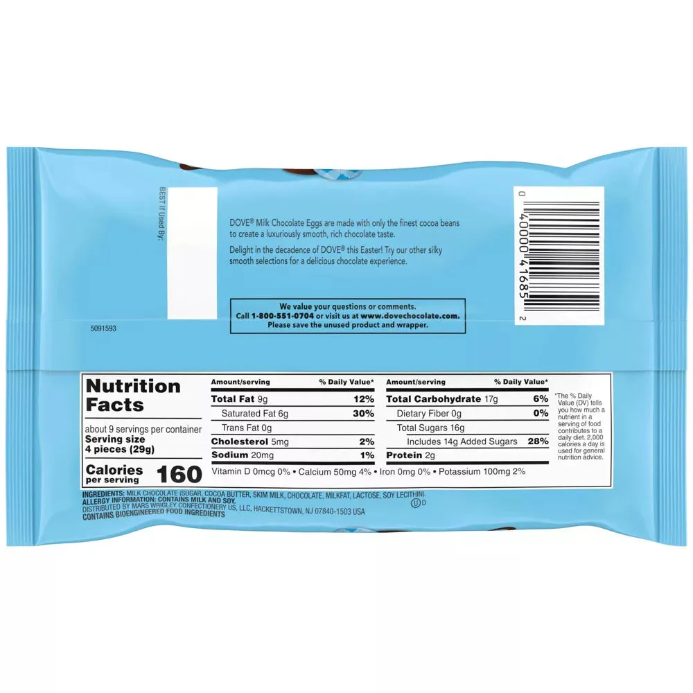 Dove Milk Chocolate Easter Eggs: 35-Piece Bag - Image 3
