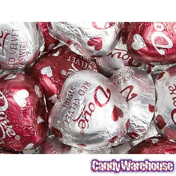 Dove Milk Chocolate and Red Velvet Swirl Valentine Hearts: 30-Piece Bag - Image 4